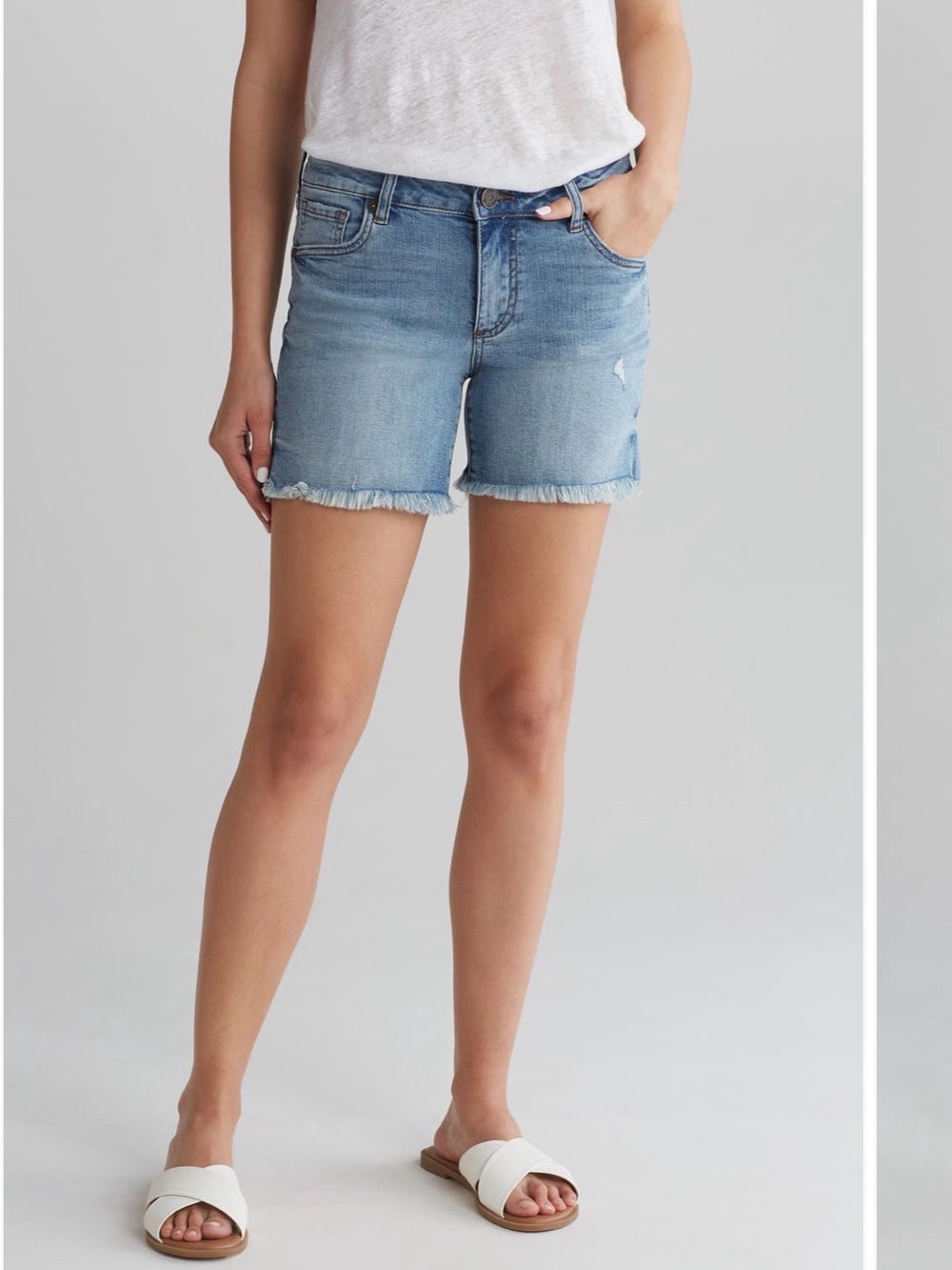 Kut from the Kloth Kitty Cutoff  Denim Shorts EUC SIZE 8.